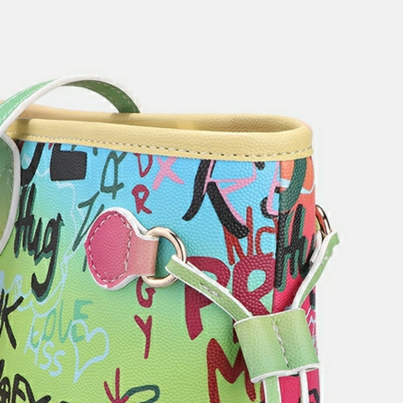 Graffiti Large Tote Bag - Picture 6 of 7